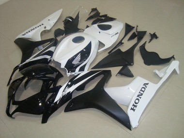 Carenagem Honda CBR 600RR 2007-2008 - Preto Fosco Branco