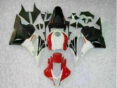 Carenagem Honda CBR 600RR 2009-2012 - Branco Preto Vermelho