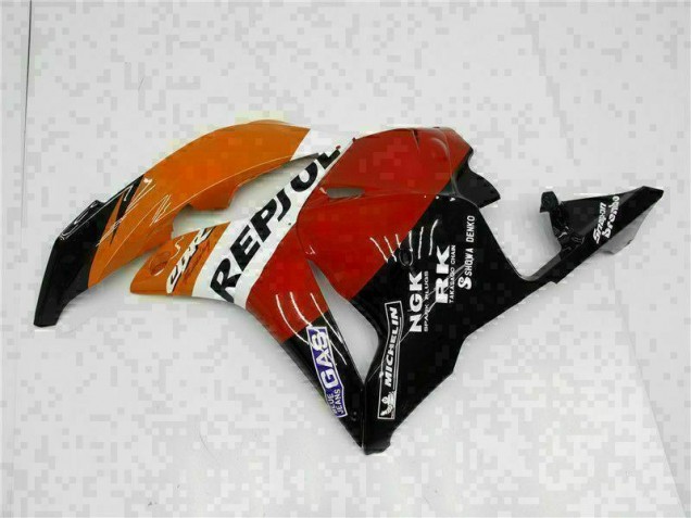 Carenagem Honda CBR 600RR 2009-2012 - Laranja Repsol Carenagem Honda CBR 600RR 2009-2012 - Laranja Repsol