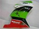 Carenagem Kawasaki EX250 2008-2012 - Branco Verde Preto Ninja Carenagem Kawasaki EX250 2008-2012 - Branco Verde Preto Ninja