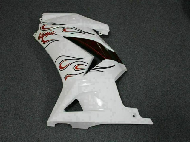 Carenagem Kawasaki EX250 2008-2012 - Branco Vermelho Carenagem Kawasaki EX250 2008-2012 - Branco Vermelho