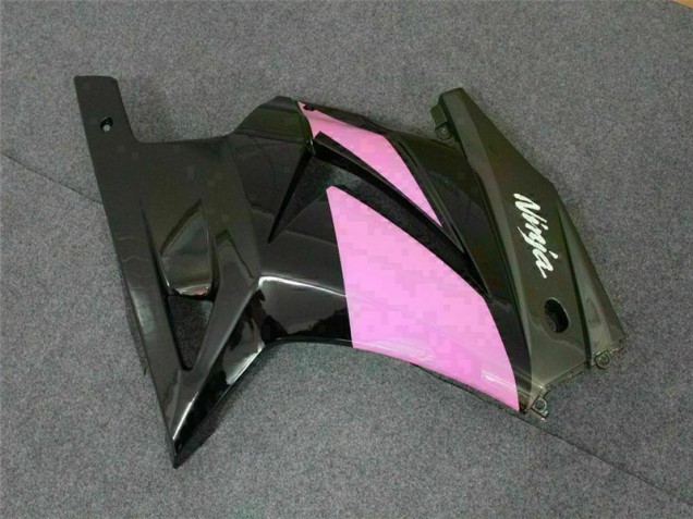 Carenagem Kawasaki EX250 2008-2012 - Preto Rosa Ninja Carenagem Kawasaki EX250 2008-2012 - Preto Rosa Ninja