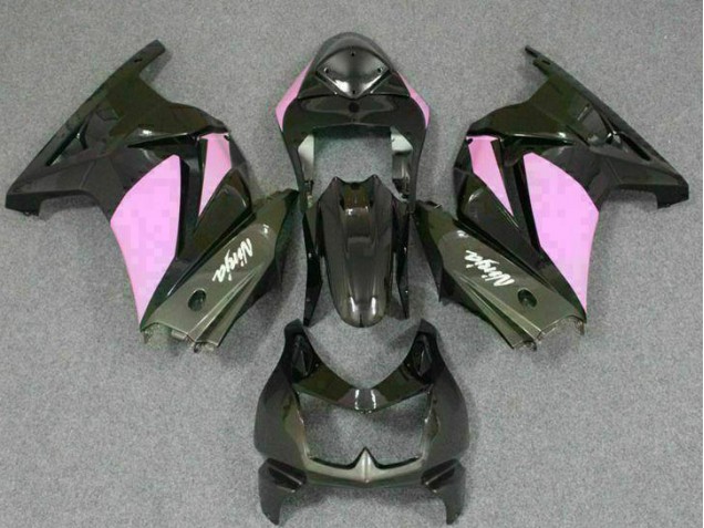 Carenagem Kawasaki EX250 2008-2012 - Preto Rosa Ninja Carenagem Kawasaki EX250 2008-2012 - Preto Rosa Ninja