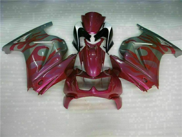 Carenagem Kawasaki EX250 2008-2012 - Roxo Vermelho