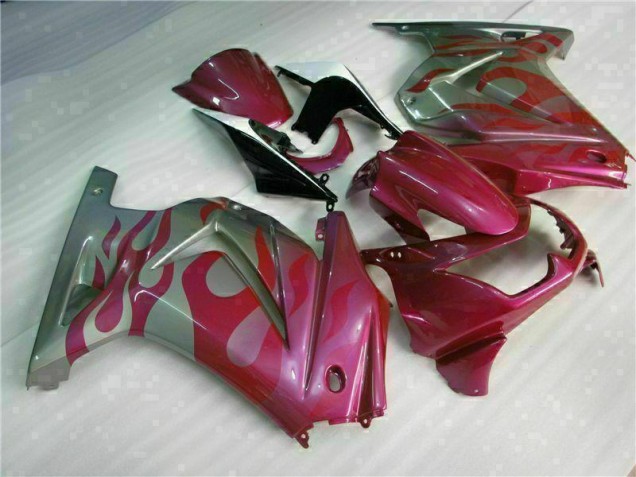 Carenagem Kawasaki EX250 2008-2012 - Roxo Vermelho