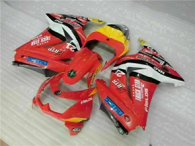 Carenagem Kawasaki EX250 2008-2012 - Vermelho Amarelo