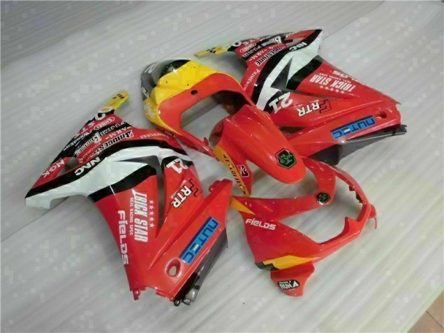 Carenagem Kawasaki EX250 2008-2012 - Vermelho Amarelo