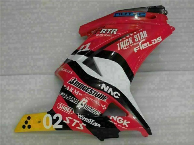 Carenagem Kawasaki EX250 2008-2012 - Vermelho Amarelo