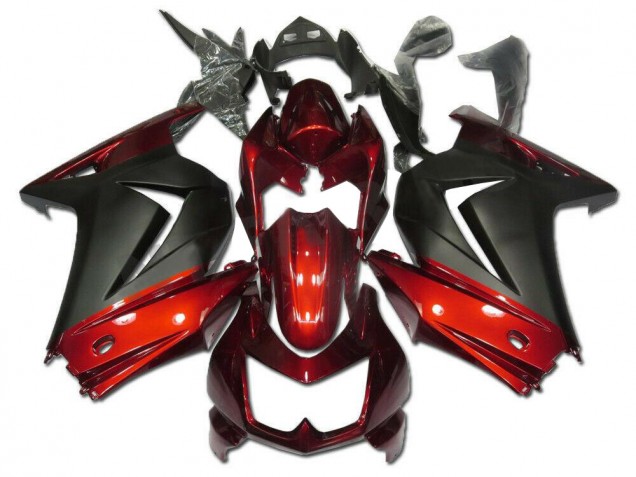 Carenagem Kawasaki EX250 2008-2012 - Vermelho Cinzento Carenagem Kawasaki EX250 2008-2012 - Vermelho Cinzento