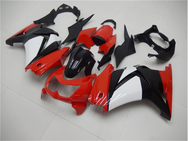 Carenagem Kawasaki EX250 2008-2012 - Vermelho Preto Branco