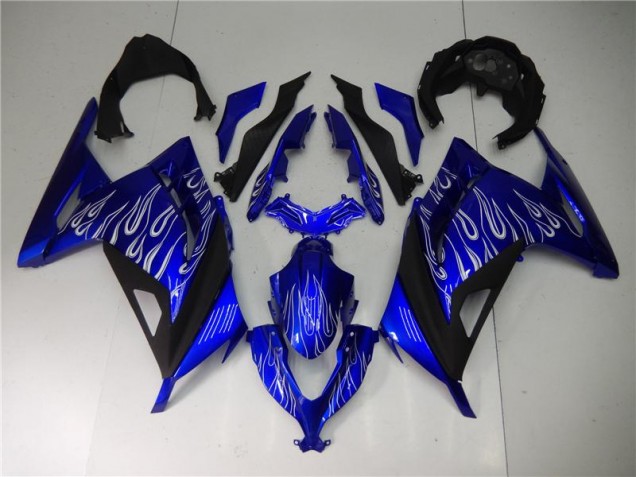 Carenagem Kawasaki EX300 2013-2016 - Azul Branco Preto Carenagem Kawasaki EX300 2013-2016 - Azul Branco Preto