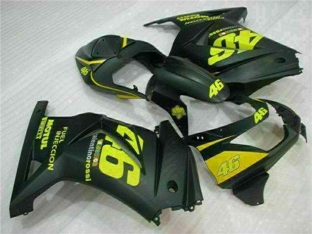 Carenagem Kawasaki EX300 2013-2016 - Preto Amarelo 46 Carenagem Kawasaki EX300 2013-2016 - Preto Amarelo 46