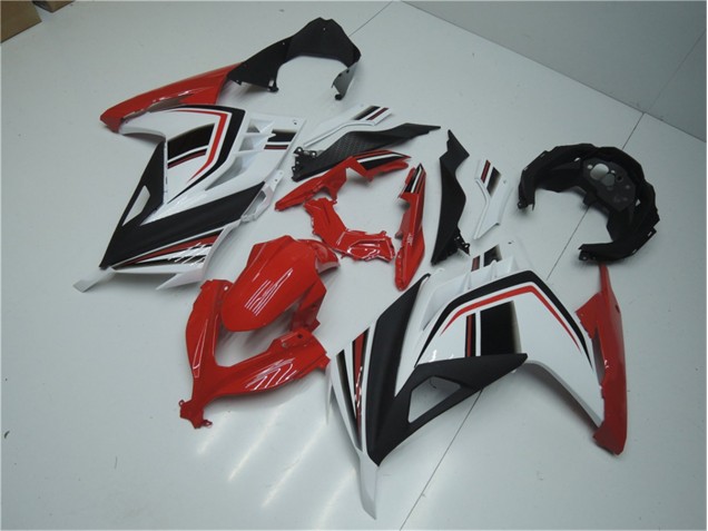 Carenagem Kawasaki EX300 2013-2016 - Vermelho Branco Preto Carenagem Kawasaki EX300 2013-2016 - Vermelho Branco Preto