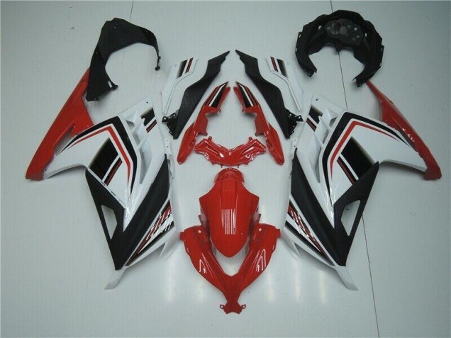 Carenagem Kawasaki EX300 2013-2016 - Vermelho Branco Preto Carenagem Kawasaki EX300 2013-2016 - Vermelho Branco Preto