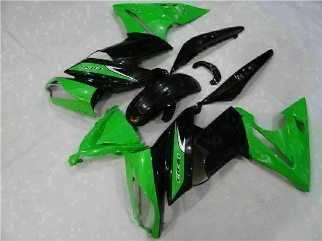 Carenagem Kawasaki EX650 2006-2008 - Verde Preto Carenagem Kawasaki EX650 2006-2008 - Verde Preto