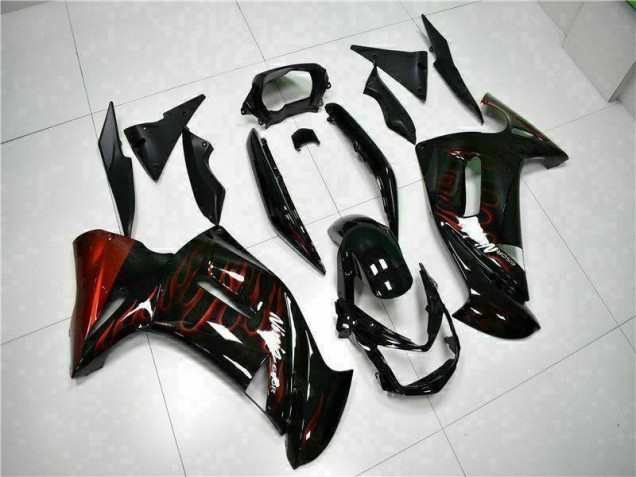 Carenagem Kawasaki EX650 2006-2008 - Vermelho Chama Carenagem Kawasaki EX650 2006-2008 - Vermelho Chama
