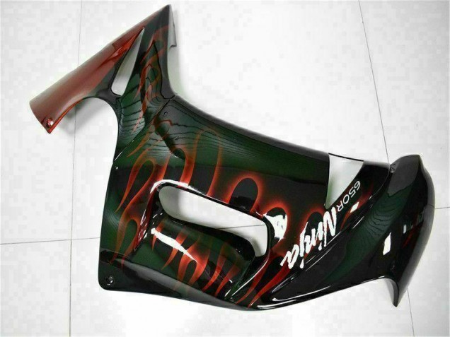 Carenagem Kawasaki EX650 2006-2008 - Vermelho Chama Carenagem Kawasaki EX650 2006-2008 - Vermelho Chama
