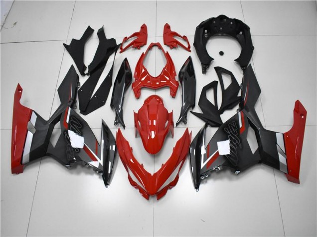 Carenagem Kawasaki EX650 2006-2008 - Vermelho Preto Carenagem Kawasaki EX650 2006-2008 - Vermelho Preto
