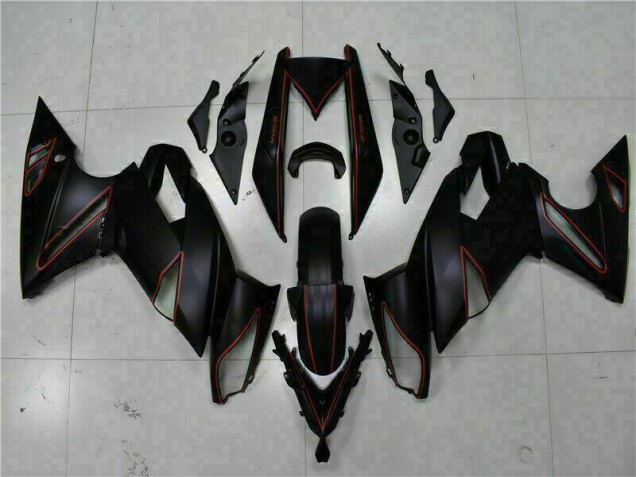 Carenagem Kawasaki EX650 2012-2016 - Preto Vermelho Carenagem Kawasaki EX650 2012-2016 - Preto Vermelho