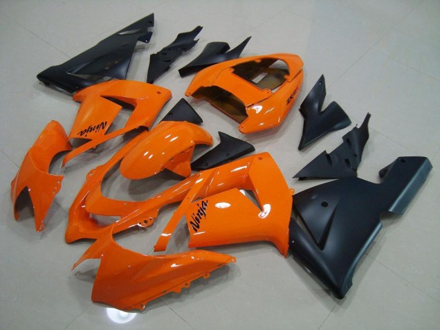 Carenagem Kawasaki ZX10R 2003-2005 - Laranja Preto Fosco