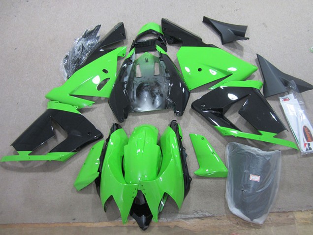 Carenagem Kawasaki ZX10R 2003-2005 - Preto Verde Carenagem Kawasaki ZX10R 2003-2005 - Preto Verde