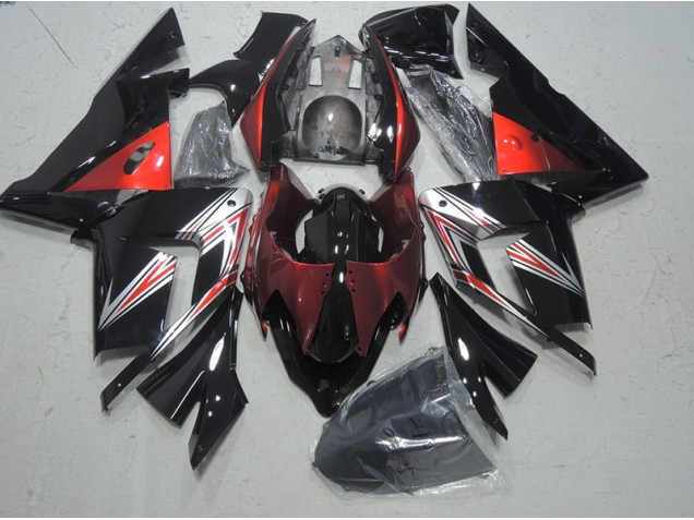 Carenagem Kawasaki ZX10R 2003-2005 - Preto Vermelho Carenagem Kawasaki ZX10R 2003-2005 - Preto Vermelho
