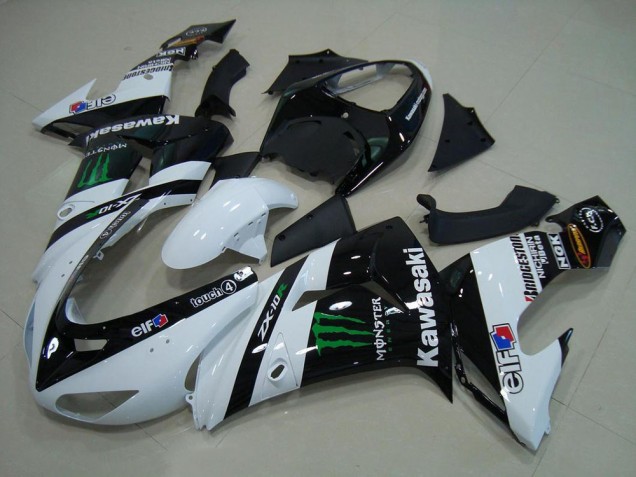 Carenagem Kawasaki ZX10R 2006-2007 - Branco Monster Carenagem Kawasaki ZX10R 2006-2007 - Branco Monster