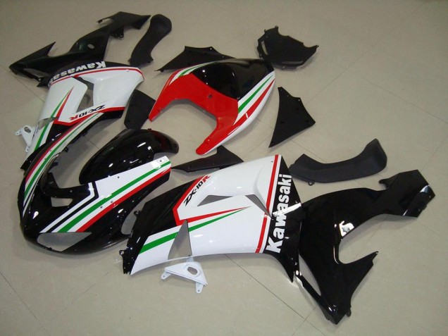Carenagem Kawasaki ZX10R 2006-2007 - Branco & Preto