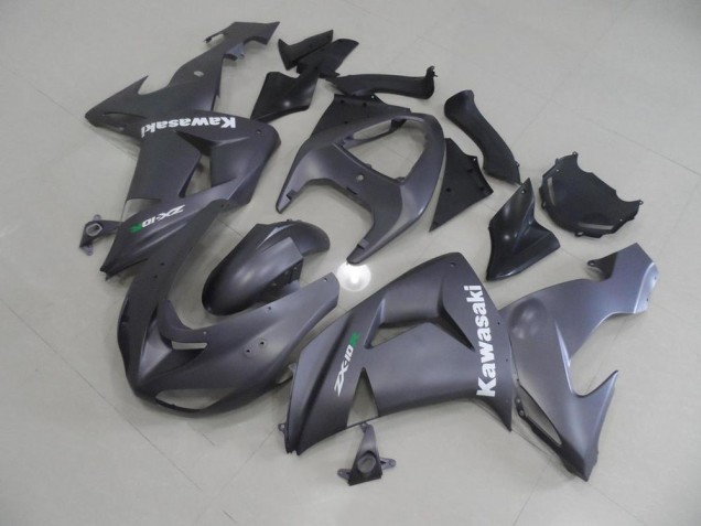 Carenagem Kawasaki ZX10R 2006-2007 - Cinzento & Branco Decalques