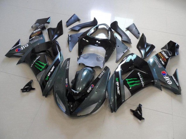 Carenagem Kawasaki ZX10R 2006-2007 - Cinzento Monster