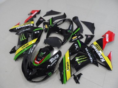 Carenagem Kawasaki ZX10R 2006-2007 - Preto Amarelo Monster