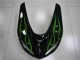 Carenagem Kawasaki ZX10R 2006-2007 - Preto Verde Chama Carenagem Kawasaki ZX10R 2006-2007 - Preto Verde Chama