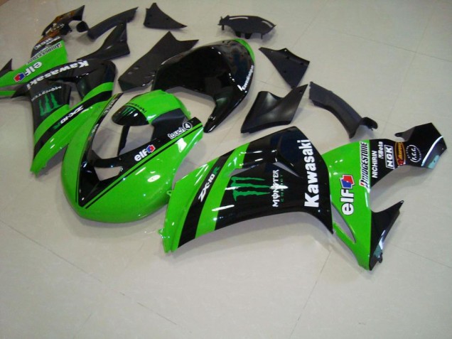 Carenagem Kawasaki ZX10R 2006-2007 - Verde Monster Corrida Carenagem Kawasaki ZX10R 2006-2007 - Verde Monster Corrida
