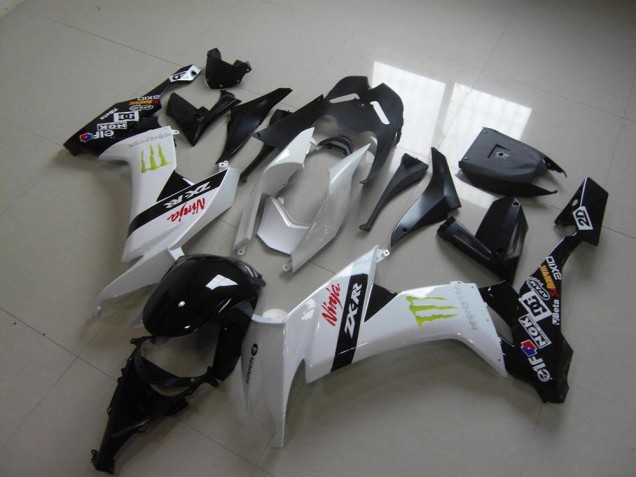 Carenagem Kawasaki ZX10R 2008-2010 - Branco Monster Carenagem Kawasaki ZX10R 2008-2010 - Branco Monster