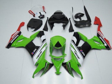 Carenagem Kawasaki ZX10R 2008-2010 - Branco Preto & Verde