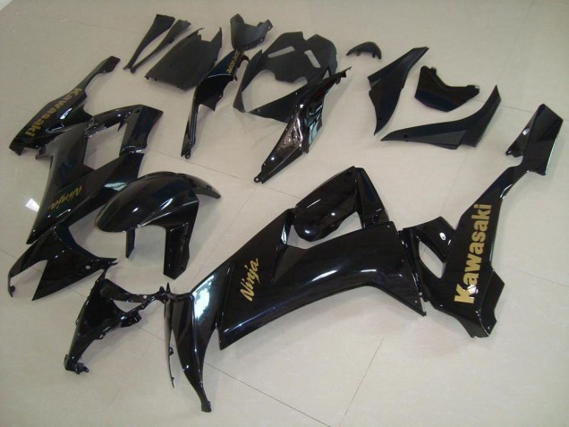 Carenagem Kawasaki ZX10R 2008-2010 - Preto Brilhante & Ouro Adesivo Carenagem Kawasaki ZX10R 2008-2010 - Preto Brilhante & Ouro Adesivo