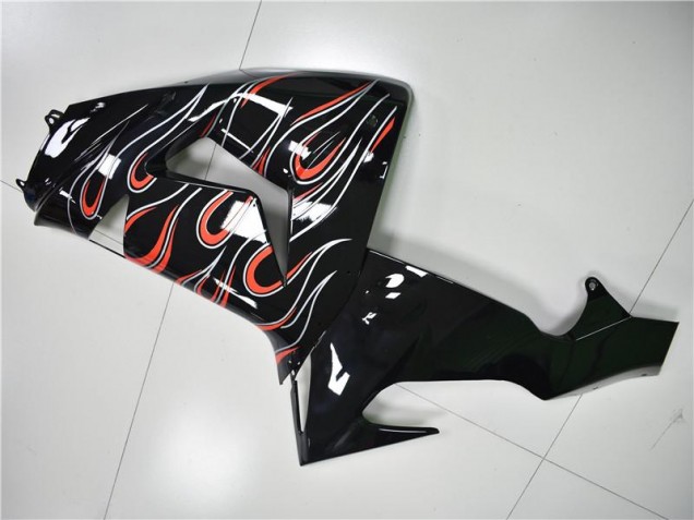 Carenagem Kawasaki ZX10R 2008-2010 - Preto Cinzento Vermelho Carenagem Kawasaki ZX10R 2008-2010 - Preto Cinzento Vermelho