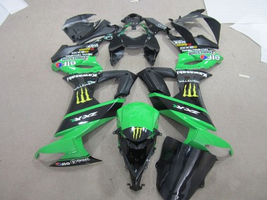 Carenagem Kawasaki ZX10R 2008-2010 - Preto Verde Monster