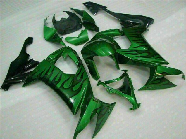 Carenagem Kawasaki ZX10R 2008-2010 - Verde Chama Carenagem Kawasaki ZX10R 2008-2010 - Verde Chama