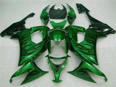 Carenagem Kawasaki ZX10R 2008-2010 - Verde Chama