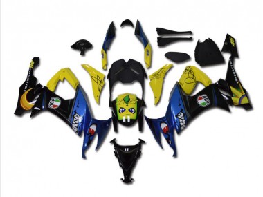 Carenagem Kawasaki ZX10R 2011-2015 - Azul Tubarão