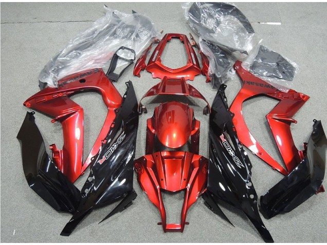 Carenagem Kawasaki ZX10R 2011-2015 - Preto Vermelho