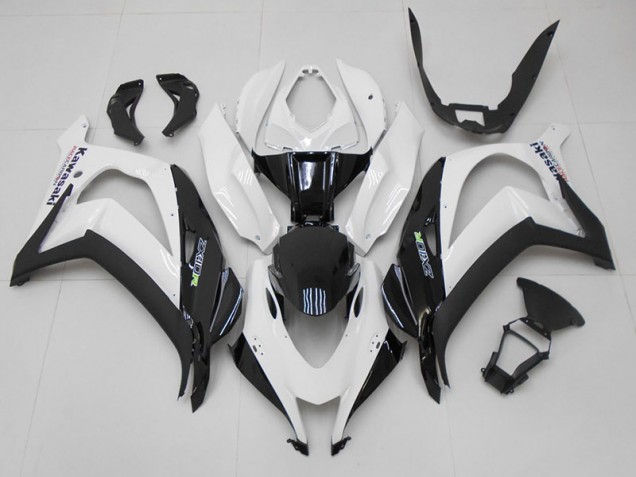 Carenagem Kawasaki ZX10R 2016-2019 - Branco Preto Carenagem Kawasaki ZX10R 2016-2019 - Branco Preto