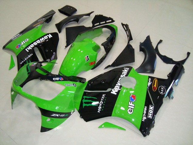 Carenagem Kawasaki ZX12R 2000-2001 - Verde Monster Carenagem Kawasaki ZX12R 2000-2001 - Verde Monster