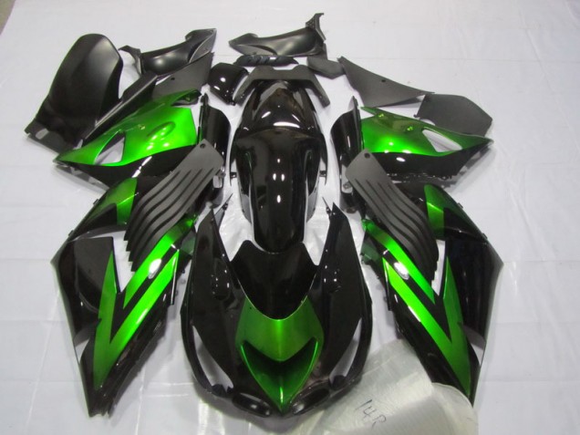 Carenagem Kawasaki ZX14R ZZR 1400 2006-2011 - Preto Verde Carenagem Kawasaki ZX14R ZZR 1400 2006-2011 - Preto Verde