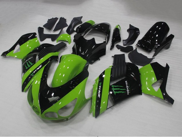 Carenagem Kawasaki ZX14R ZZR 1400 2006-2011 - Verde Monster