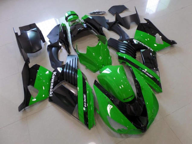 Carenagem Kawasaki ZX14R ZZR 1400 2006-2011 - Verde & Preto Carenagem Kawasaki ZX14R ZZR 1400 2006-2011 - Verde & Preto