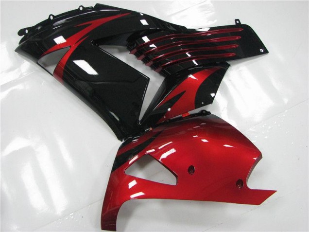 Carenagem Kawasaki ZX14R ZZR 1400 2006-2011 - Vermelho Preto Carenagem Kawasaki ZX14R ZZR 1400 2006-2011 - Vermelho Preto