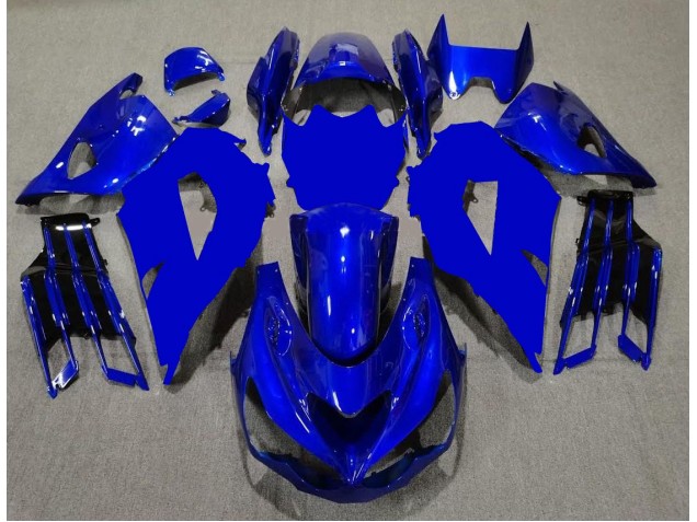 Carenagem Kawasaki ZX14R ZZR 1400 2012-2021 - Azul Preto