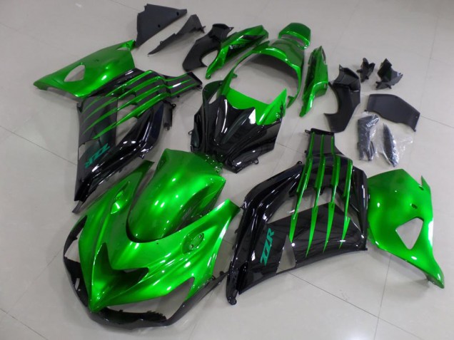 Carenagem Kawasaki ZX14R ZZR 1400 2012-2021 - Doce Verde & Preto Carenagem Kawasaki ZX14R ZZR 1400 2012-2021 - Doce Verde & Preto